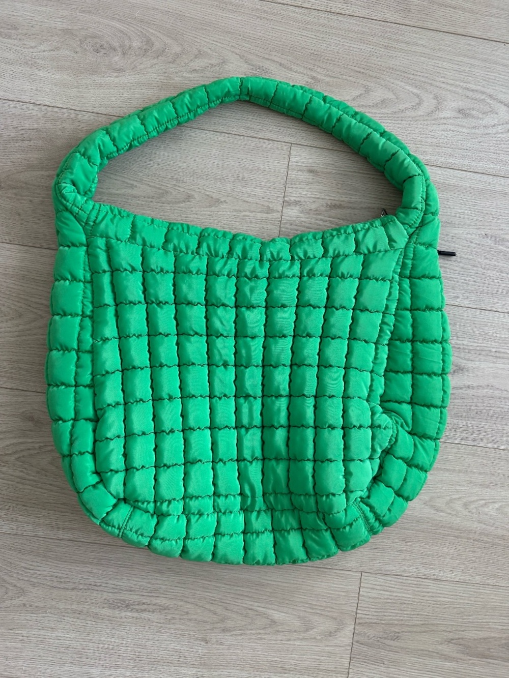 Free People Quilted Shoulder Bag  - Kelly Green - Picture 2 of 4